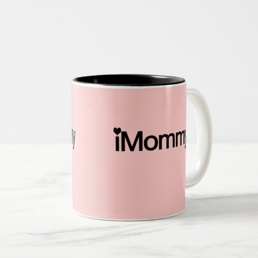 Iお母さん、かわいい母の日のギフト ツートーンマグカップ (正面右)