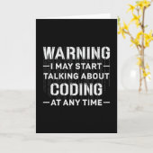 Iが警告Medical Coder Hospitalのコーディングを開始する可能性がある カード (黄色い花)