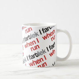 Iが© -おもしろいなFARTlek走る場合のI FARTlek コーヒーマグカップ