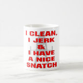 IきれいなIの急な動きに及び私にニースの強奪があります コーヒーマグカップ (中央)