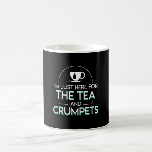 Iここに茶およびCrumpetsの恋人のワイシャツのために コーヒーマグカップ