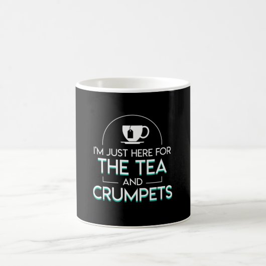 Iここに茶およびCrumpetsの恋人のワイシャツのために コーヒーマグカップ (中央)