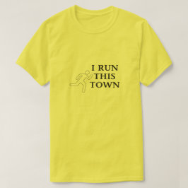 Iこの町のランナーを走って下さい Tシャツ
