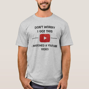 Iこ得のYouTubeビデオTシャツ男性へ Tシャツ