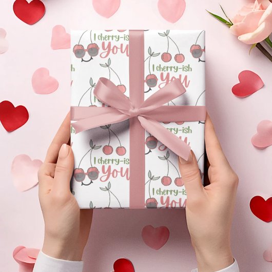 Iさくらんぼイッシュユーラッピング紙 ラッピングペーパー