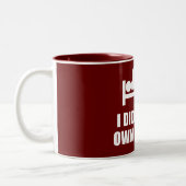 Iすべて私の自身の発育阻害 ツートーンマグカップ (左)