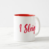 Iそりのおもしろいな冬のマグ ツートーンマグカップ (正面右)