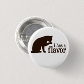 Iつに味の子猫猫があります 缶バッジ (正面&裏面)