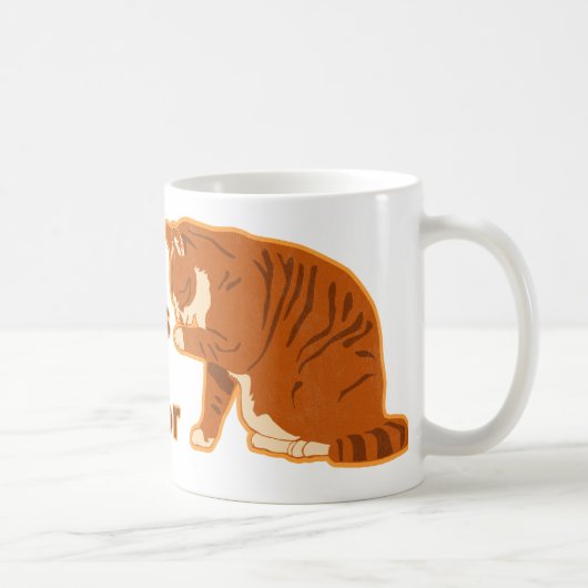 Iつに味、LOL CATがあります コーヒーマグカップ (右)