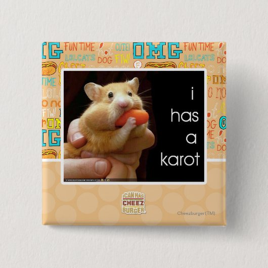 Iつにkarotがあります 缶バッジ (正面)