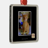 Iつはあなたのジャーナルを読みました メタルオーナメント (右)