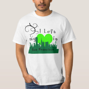Iつはサンフランシスコの私のハートを残しました Tシャツ