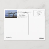 Iつはサンフランシスコの私の糞を残しました ポストカード (裏面)