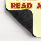 Iつは作家私のとどろきを読みました! マウスパッド (コーナー)