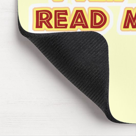 Iつは作家私のとどろきを読みました! マウスパッド (コーナー)