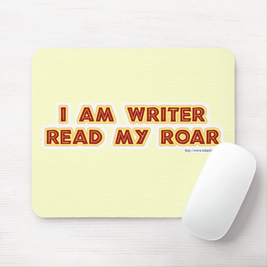 Iつは作家私のとどろきを読みました! マウスパッド (マウス)