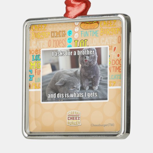 Iつは兄弟を頼みます メタルオーナメント (左)