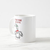 Iつは木の下であなたの現在を残しました コーヒーマグカップ (正面左)