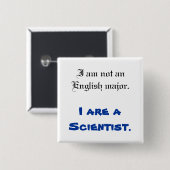 Iつは科学者ボタンです 缶バッジ (正面&裏面)