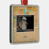 Iつはdaのfanceeのparteeに行きたいと思いません メタルオーナメント (右)