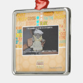 Iつはdaのfanceeのparteeに行きたいと思いません メタルオーナメント (左)