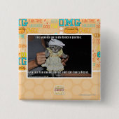 Iつはdaのfanceeのparteeに行きたいと思いません 缶バッジ (正面)