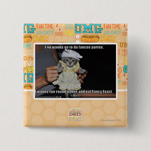 Iつはdaのfanceeのparteeに行きたいと思いません 缶バッジ (正面)