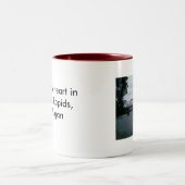 IつはGrand Rapids、Michの私のハートを残しました ツートーンマグカップ (中央)