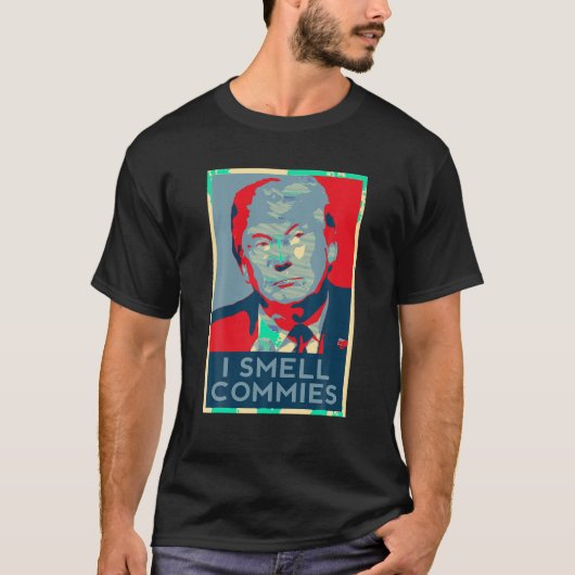 Iにおいコミ2024ドナルドおもしろいトランプの短所 Tシャツ (正面)