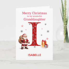 Iのクリスマスカード（名前変更可能） シーズンカード