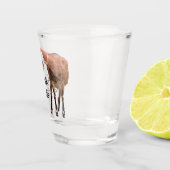 、Iのヤギこれ立てて下さい ショットグラス (右)