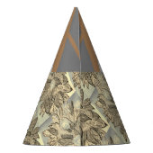 Iの取っ手のない銀の籠 パーティーハット (裏面)