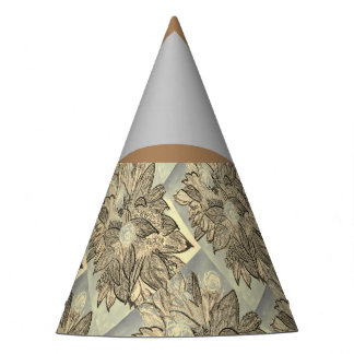 Iの取っ手のない銀の籠 パーティーハット