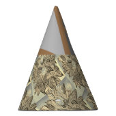 Iの取っ手のない銀の籠 パーティーハット (右)