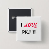 Iの愛、PKJ II 缶バッジ (正面&裏面)