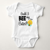 Iの蜂はあらゆるよりかわいいベビーのボディスーツできました ベビーボディスーツ (正面)