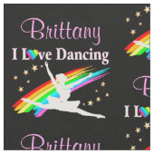 Iはかわいらし踊り織物 ファブリック (クローズアップ)