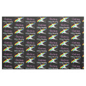 Iはかわいらし踊り織物 ファブリック (ファットクウォーター)