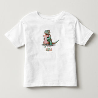 Iはアイラのイニシャル - 名前入り子供服Tシャツ トドラーTシャツ