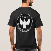 Iわかっているハートの猛禽- Tシャツ (裏面)