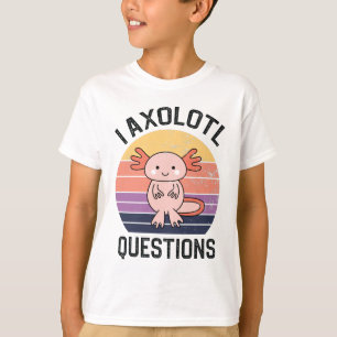 Iアクソロトルの質問 Tシャツ