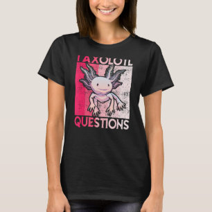Iアクソロトルクエスチョンキッズユースアダルトレトロアクソロ Tシャツ