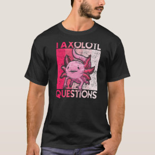 Iアクソロトルクエスチョンキッズユースアダルトレトロアクソロ Tシャツ