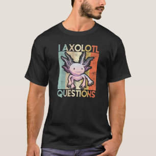 Iアクソロトルクエスチョンキッズユースアダルトレトロアクソロ Tシャツ
