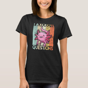 Iアクソロトルクエスチョンキッズユースアダルトレトロアクソロ Tシャツ