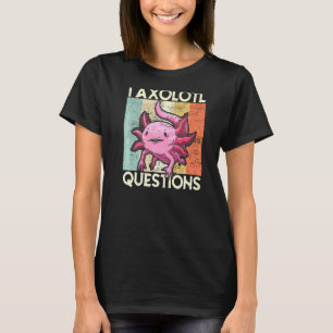 Iアクソロトルクエスチョンキッズユースアダルトレトロアクソロ Tシャツ