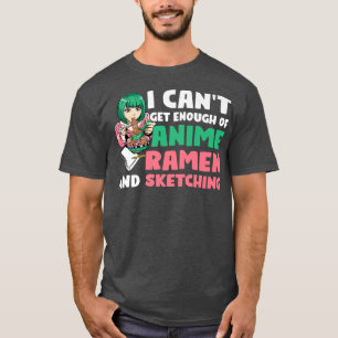 IアニメラーメンとスケッチAnime Merch198 Tシャツ