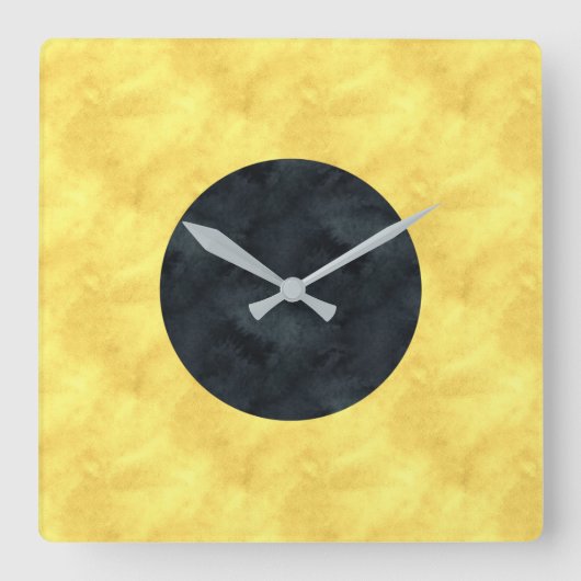 Iインド水色信航海の号海国旗 スクエア壁時計 (正面)