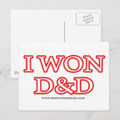 IウォンD&D ポストカード (正面/裏面)