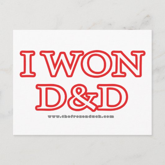 IウォンD&D ポストカード (正面)